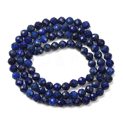 Natural Lapis Lazuli Beads Strands G-F596-15-4mm-1