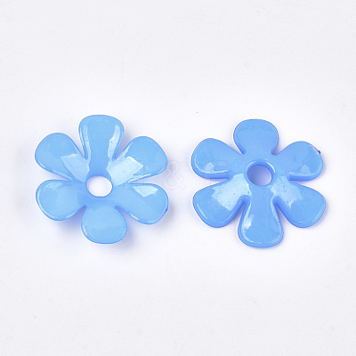 Opaque AS Plastic Bead Caps MACR-S365-06D-1