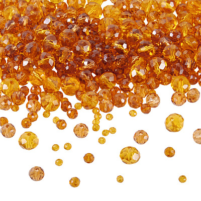 4 Strands 4 Styles Glass Beads Strands EGLA-TA0012-97C-1