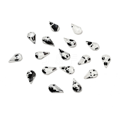Spot Pattern Resin Cabochons MRMJ-G015-06-1