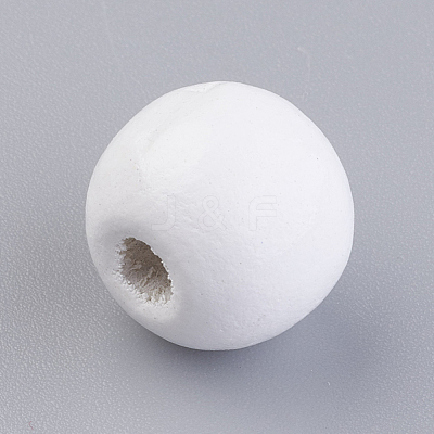 Natural Wood Beads WOOD-Q030-57H-1