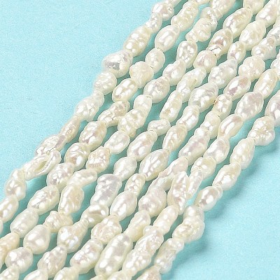 Natural Baroque Pearl Keshi Pearl Beads Strands PEAR-E016-142-1