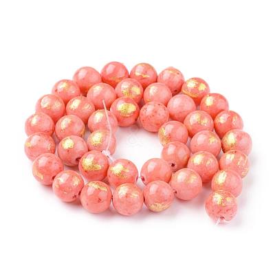 Natural Mashan Jade Beads Strands G-F670-A04-8mm-1