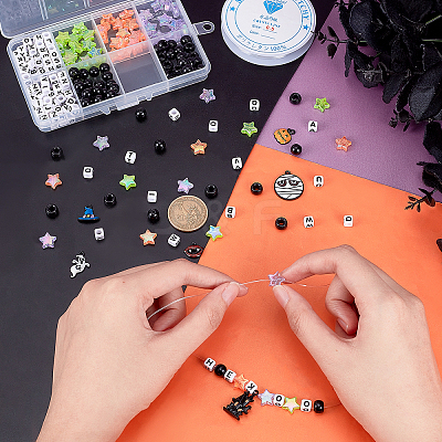 DIY Halloween Bracelet Making Kit DIY-PH0008-85-1