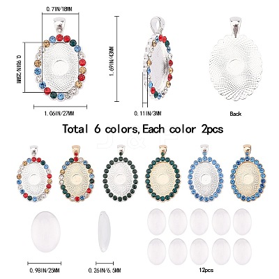 DIY Pendant Making Kits DIY-SC0010-78-1