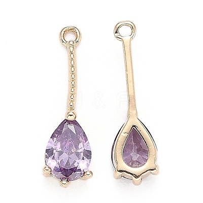 Transparent Glass Pendants X-GLAA-R212-13-M-1