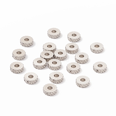 Non-Tarnish 201 Stainless Steel Spacer Beads STAS-A057-25B-P-1
