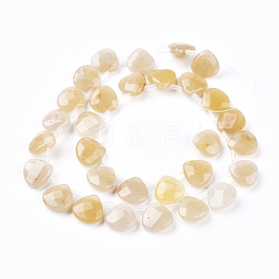 Natural Yellow Aventurine Beads Strands G-G821-09A-1