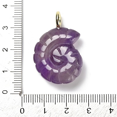 Natural Amethyst Pendants G-A287-01G-05-1
