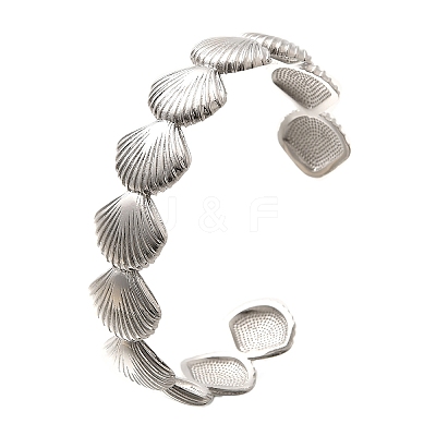 Brass Cuff Bangles for Women LS-BJEW-U018-03P-1