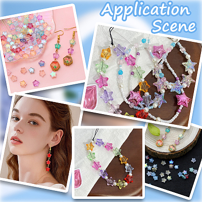 120Pcs Handmade Lampwork Beads LAMP-PA0001-15B-1