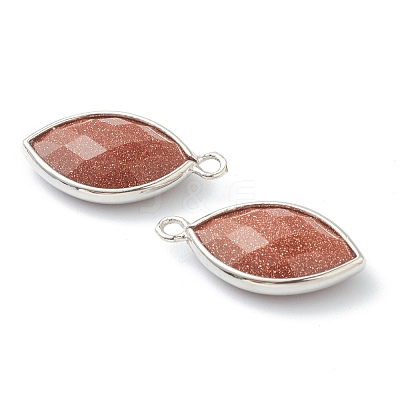 Synthetic Goldstone Pendants G-B009-01P-K-1