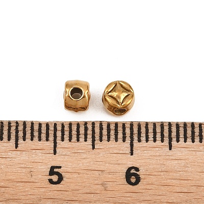 304 Stainless Steel Beads STAS-D394-02C-G-1