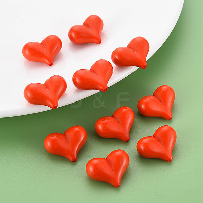 Opaque Acrylic Beads X-MACR-S373-70-A01-1