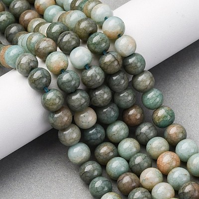 Ombre Effect Dyed Glass Beads Strands X-GLAA-T031-01O-13-1
