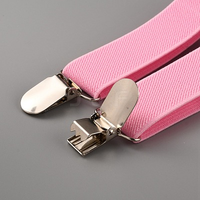 Adjustable Polyester Y-Shaped Heavy Duty Suspenders AJEW-WH0307-23E-1