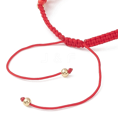 5Pcs Glass Braided Beaded Bracelets BJEW-MZ00304-1