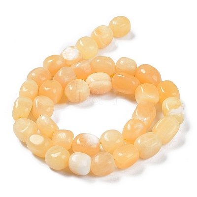 Natural Topaz Jade Beads Strands G-C038-02P-1