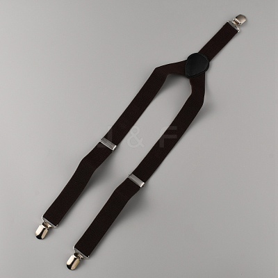 Adjustable Polyester Y-Shaped Heavy Duty Suspenders AJEW-WH0307-23M-1