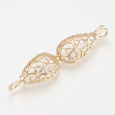 Brass Locket Pendants KK-Q748-071KC-1