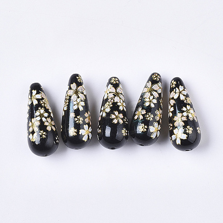 Printed Opaque Resin Beads X-RESI-T038-001C-1