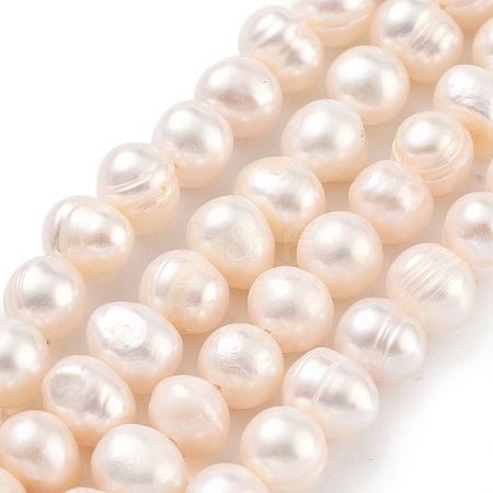 Natural Cultured Freshwater Pearl Beads Strands PEAR-C003-12D-1