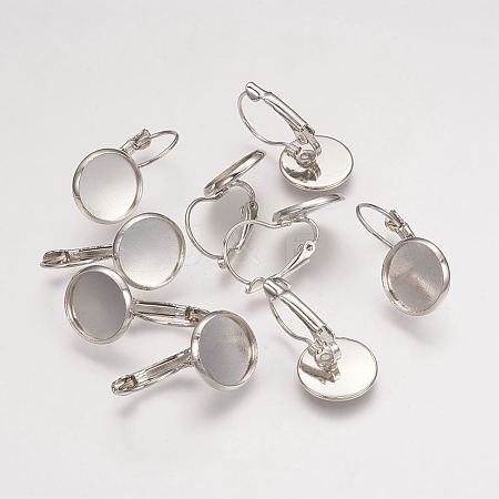 Brass Leverback Earring Findings LS-KK-H023-P-1