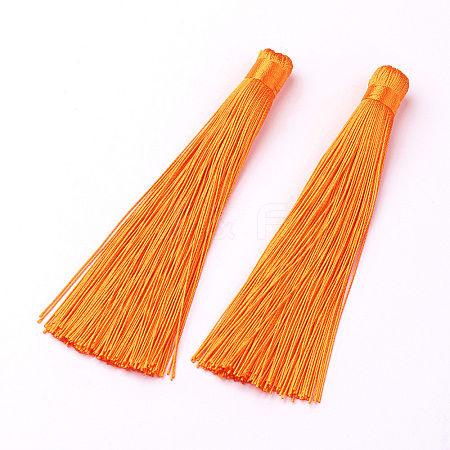 Nylon Tassels Big Pendant Decorations HJEW-G010-B07-1