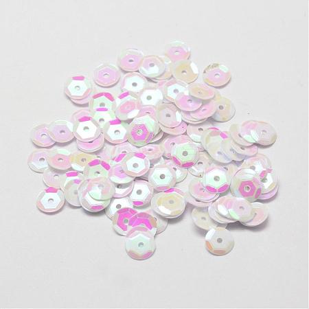 Plastic Paillette Beads PVC-A002-4mm-09-1
