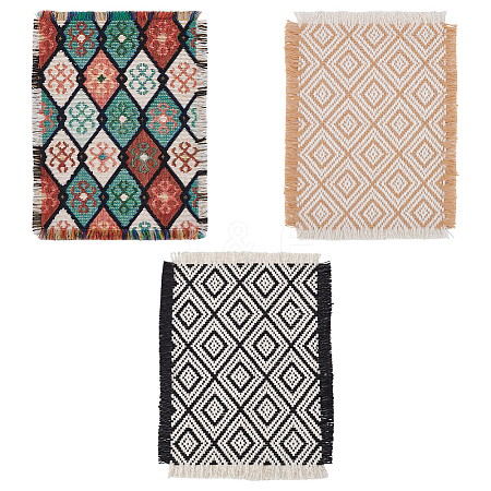 3Pcs 3 Colors Polyester Display Decorations DIY-FG0008-08-1