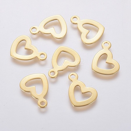 304 Stainless Steel Open Heart Charms LS-STAS-L234-087G-1