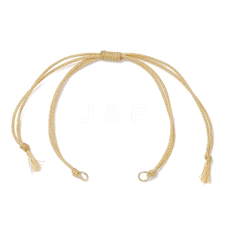 Polyester Cord Braided Bracelet Making AJEW-JB01376-01-1