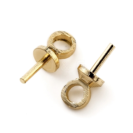 Brass Peg Bails Pendants KK-WH0046-28-1