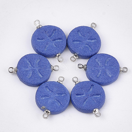 Handmade Porcelain Links connectors PORC-T002-124I-1