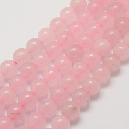 Natural Rose Quartz Bead Strands X-G-P281-02-4mm-1