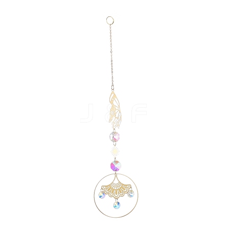 Brass Big Pendant Decorations LS-HJEW-M005-01G-04-1