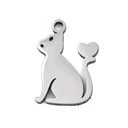 201 Stainless Steel Charms STAS-Z155-03P-1