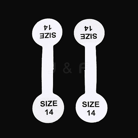 Folding Paper Ring Size Sticker CDIS-C006-01J-1
