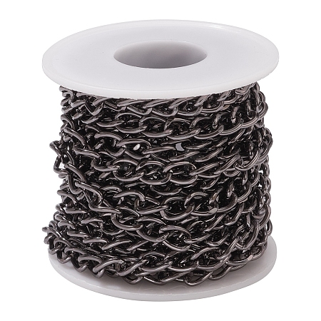 Aluminium Twisted Curb Chains CHA-YW0001-02-1