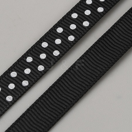 Polyester Grosgrain Ribbons OCOR-WH0070-199A-1