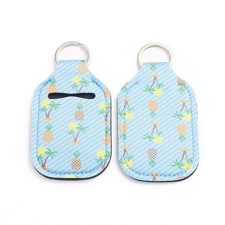 Hand Sanitizer Keychain Holder LS-DIY-WH0166-62H-1