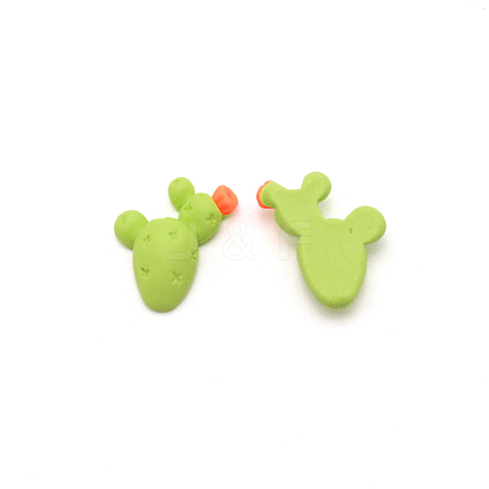 Opaque Resin Cabochons RESI-WH0029-01-1
