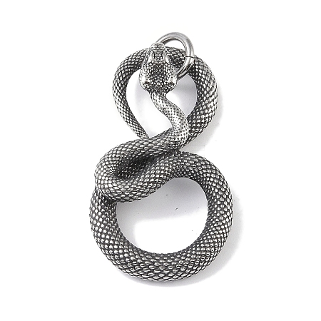 316 Surgical Stainless Steel Pendants LS-STAS-E212-25A-AS-1