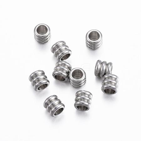316 Stainless Steel Spacer Beads STAS-H376-58-1