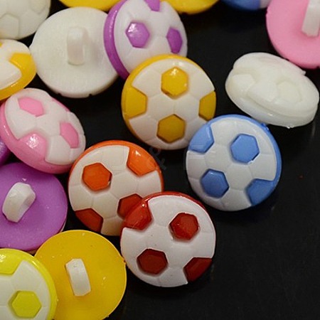 Acrylic Shank Buttons X-BUTT-E065-A-M-1
