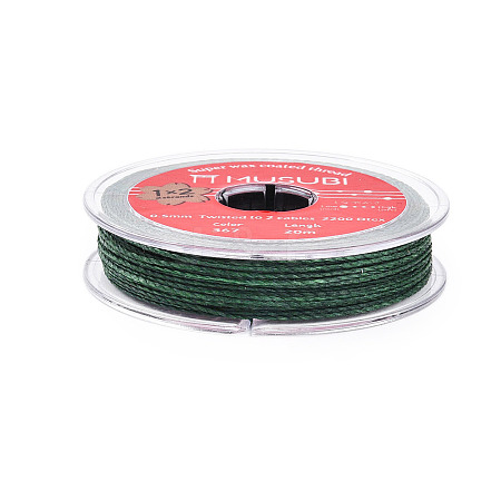 2-Ply Round Waxed Cotton Thread Cords YC-T004-01A-13-1