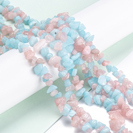 Natural White Jade Beads Strands G-G011-15-1-1