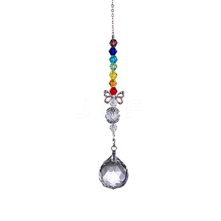 Crystal Glass Sun Catcher Pendant PW-WG98A1B-02-1