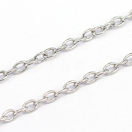 304 Stainless Steel Cable Chains CHS-O005-19A-1