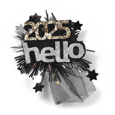 New Year's party Iron Hair Clip LS-OHAR-R102-01L-1